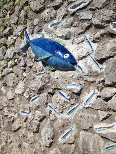 Dettaglio di una casa a Praiano