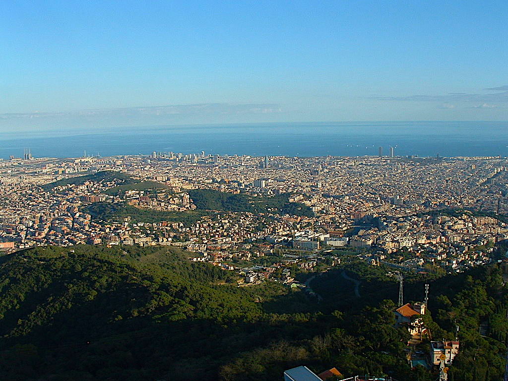 panorama di Barcellona