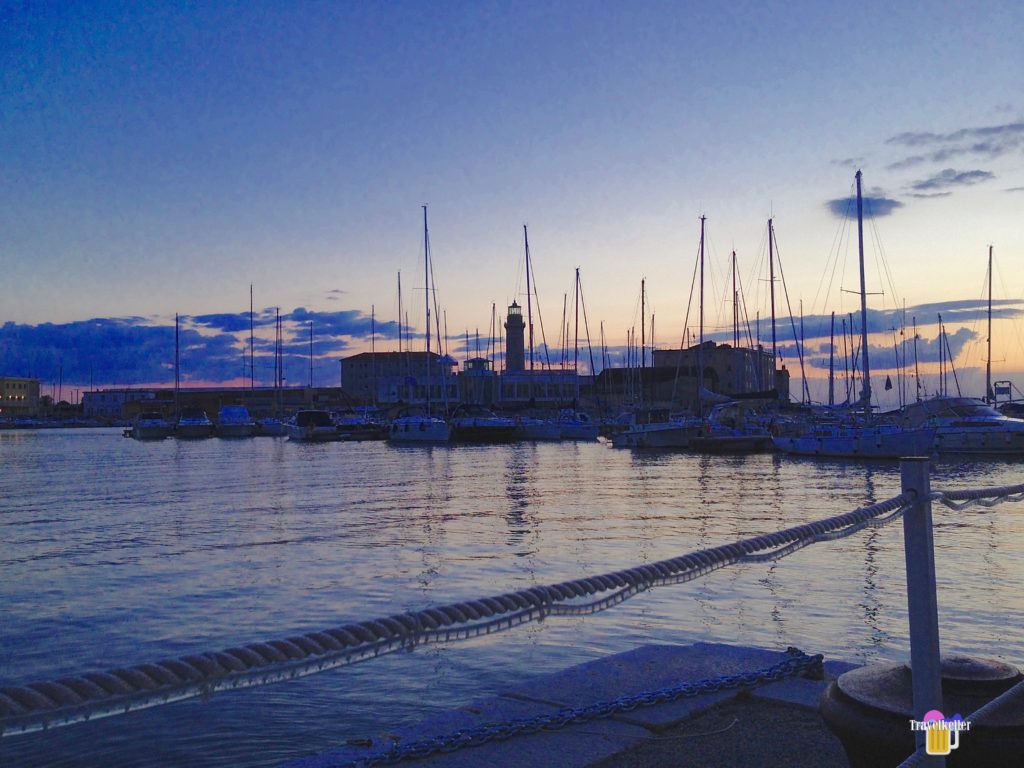 from the Molo Audace, the main pier of Trieste