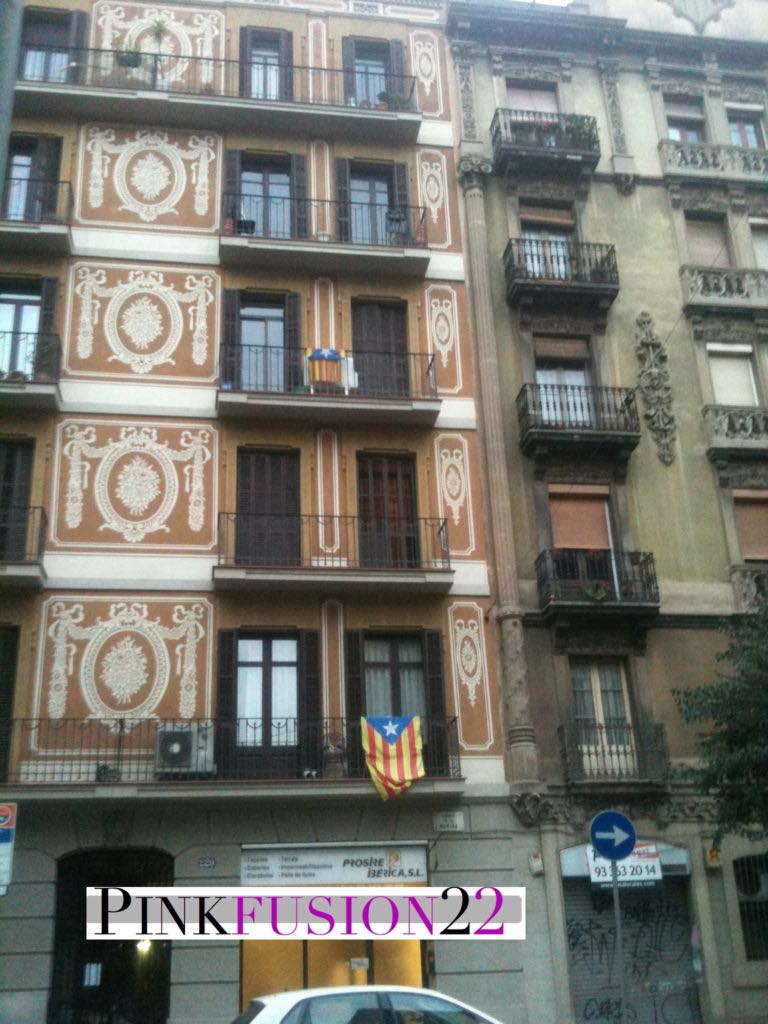 bandiere catalane a Barcellona